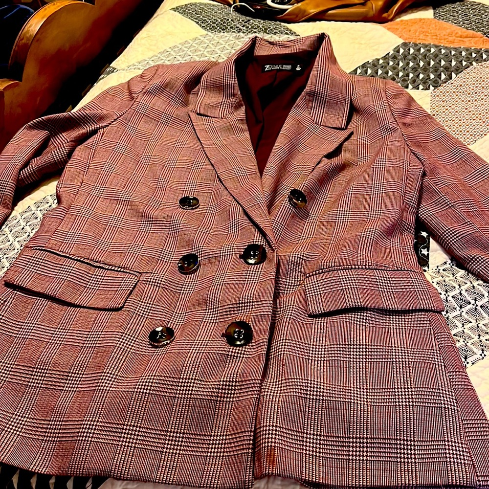 Plaid pantsuit